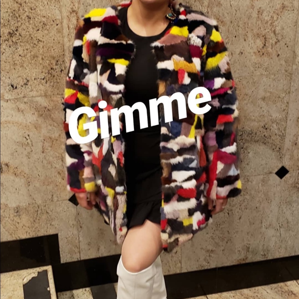 Mink Multicolor Patchwork Leather Jacket. The Fur… - image 6